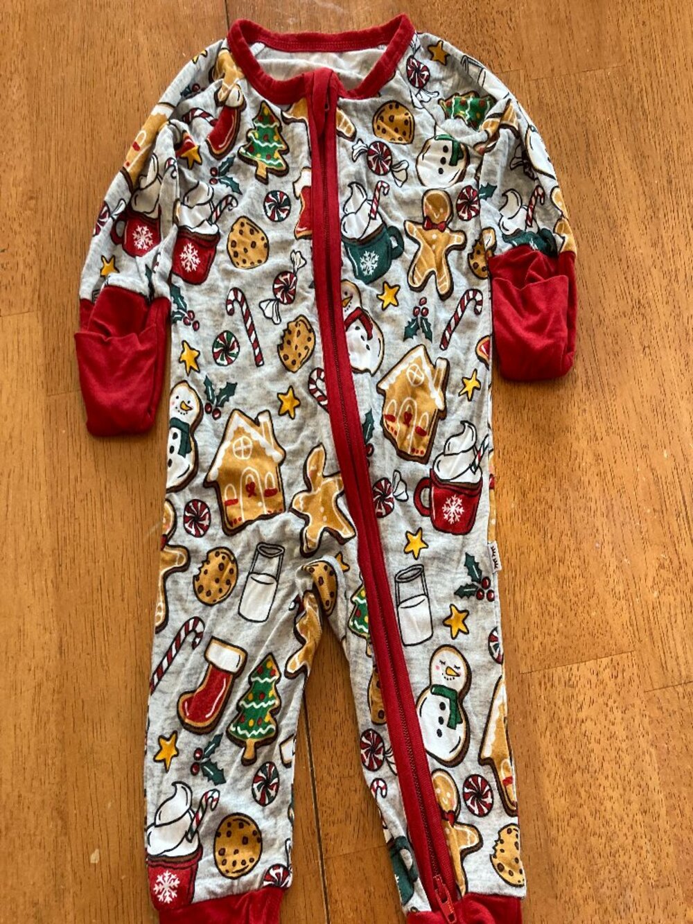 Little Sleepies Newborn Holiday Treats Bamboo Zippy Pajamas